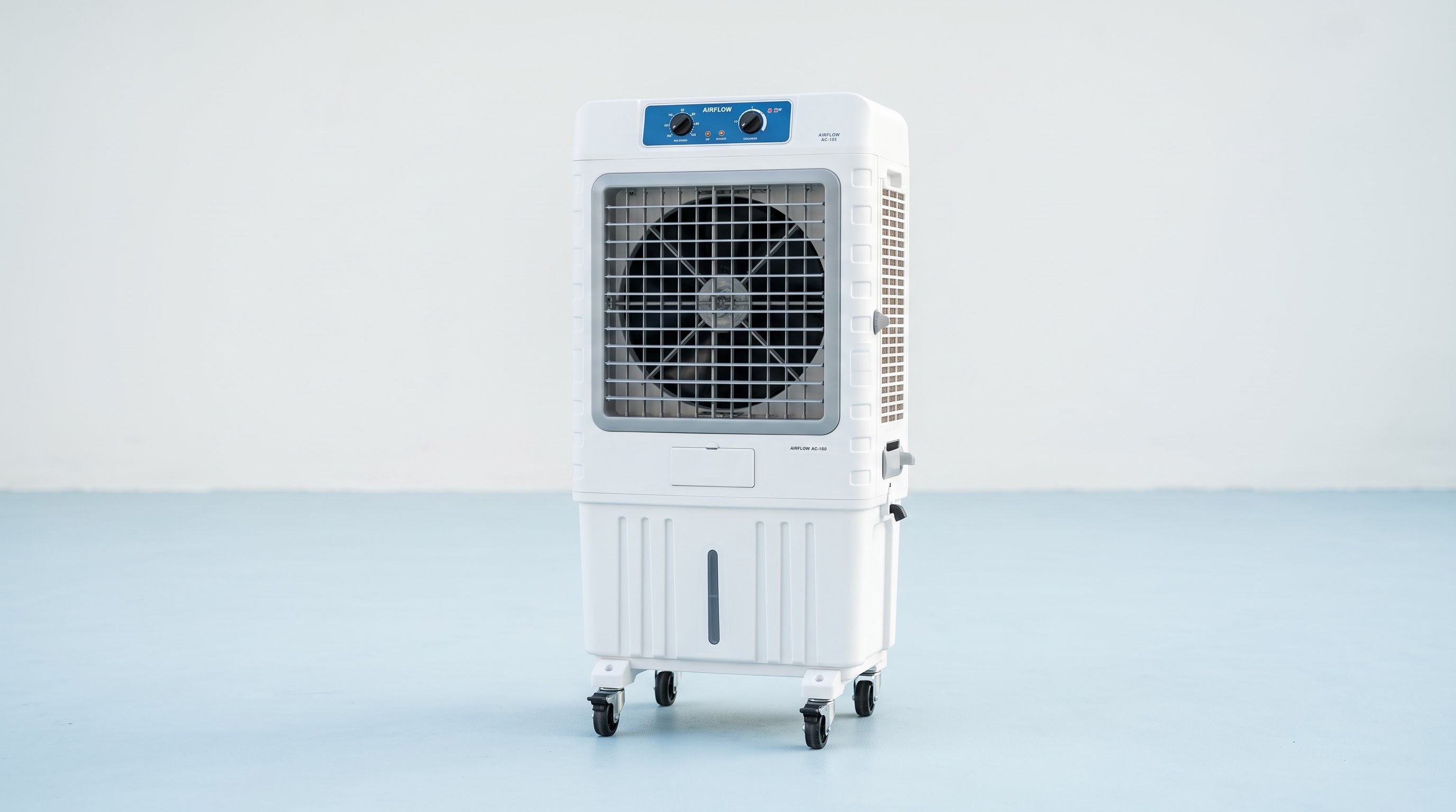 The TAIKOOL TAC-160 tall white portable air cooler
